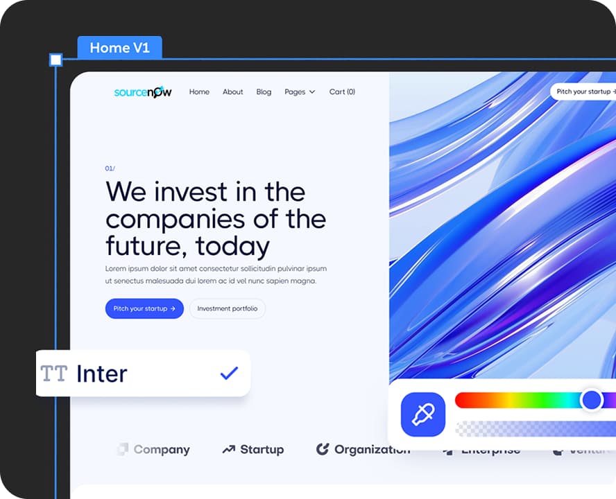 تخصيص واجهة المستخدم (UI)