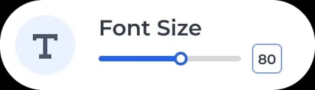 font picker widget